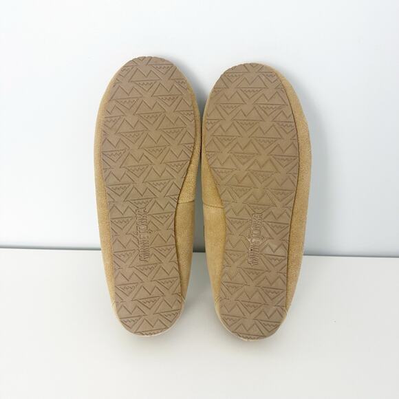 Minnetonka Womens Moccasins Slippers Faux Fur Lining Sz 10 - Picture 7 of 7